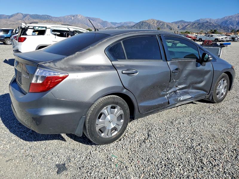 Photo 3 from auction – 2012 HONDA CIVIC HYBR with VIN JHMFB4F31CS001663