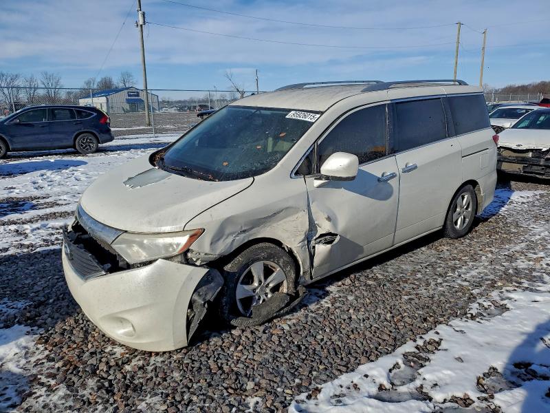 NISSAN QUEST S 2014 with VIN JN8AE2KP1E9102409 - Photo from auction