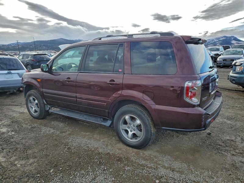 Photo 2 from auction – 2007 HONDA PILOT EXL with VIN 2HKYF18587H532147