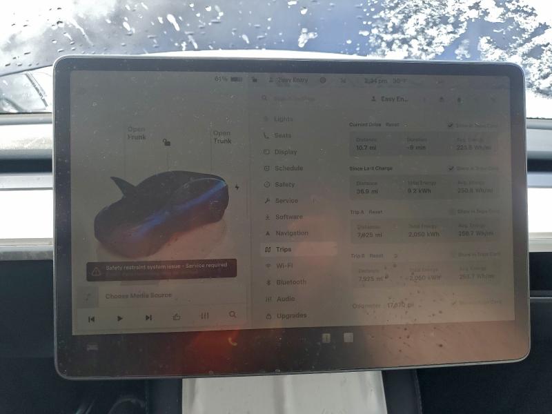 Photo 9 from auction – 2023 TESLA MODEL Y with VIN 7SAYGDEEXPA202530