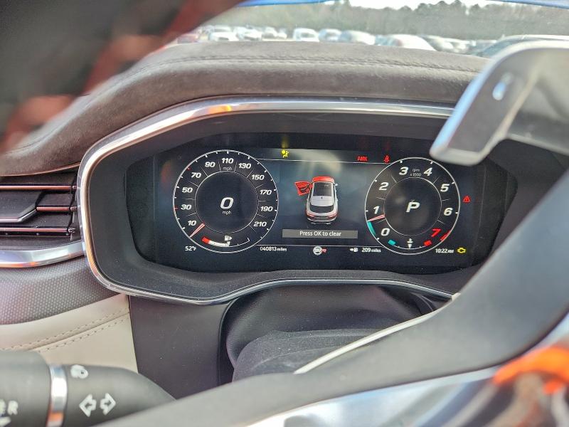Photo 9 from auction – 2022 JAGUAR F-PACE SVR with VIN SADCZ2EE7NA696428