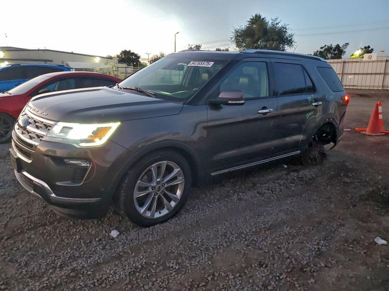 FORD EXPLORER L 2018 with VIN 1FM5K7F83JGB44068 - Photo from auction
