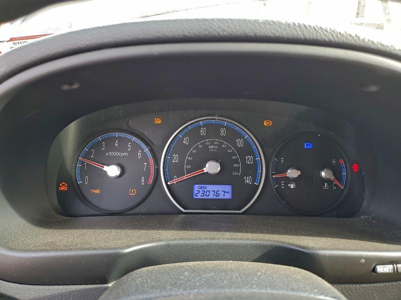 Photo 9 from auction – 2009 HYUNDAI SANTA FE with VIN 5NMSG13D39H249494