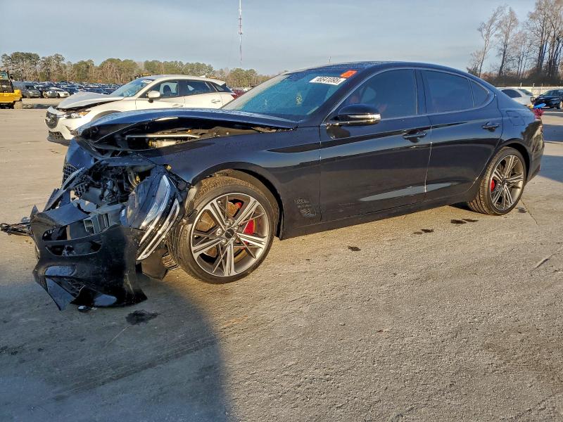 Photo 1 from auction – 2025 GENESIS G70 BASE with VIN KMTG34SC6SU143844