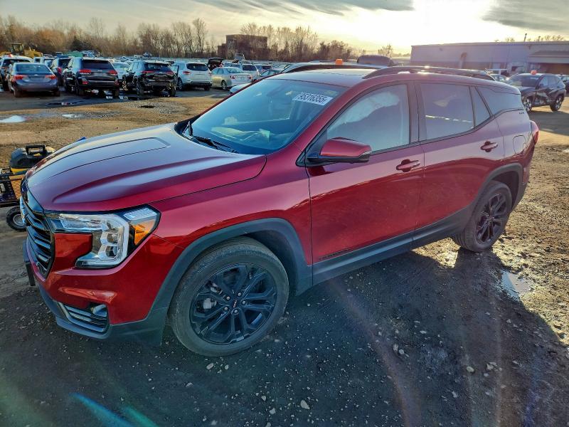 GMC TERRAIN SL 2022 with VIN 3GKALVEVXNL207183 - Photo from auction