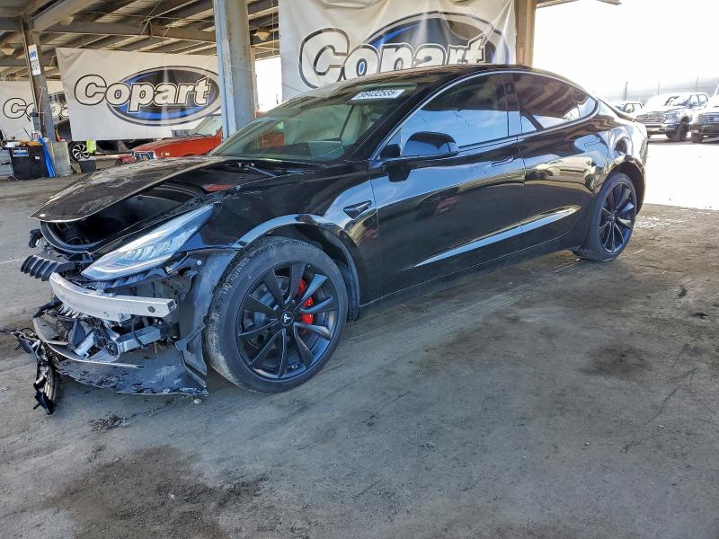 TESLA MODEL 3 2018 with VIN 5YJ3E1EA2JF010733 - Photo from auction