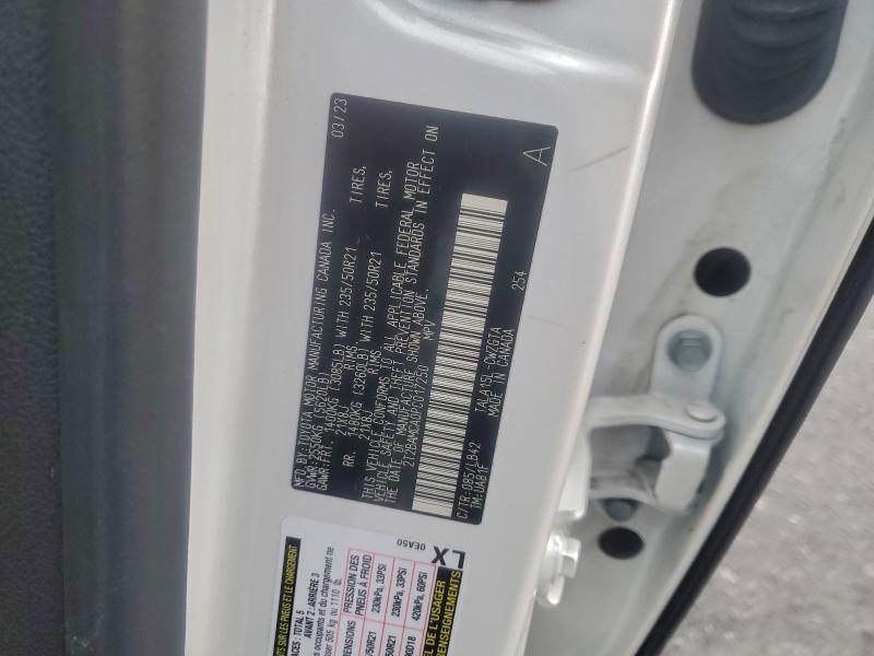 Photo 14 from auction – 2023 LEXUS RX 350 BAS with VIN 2T2BAMCA0PC017250