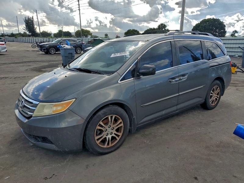 HONDA ODYSSEY EX 2013 with VIN 5FNRL5H68DB012151 - Photo from auction
