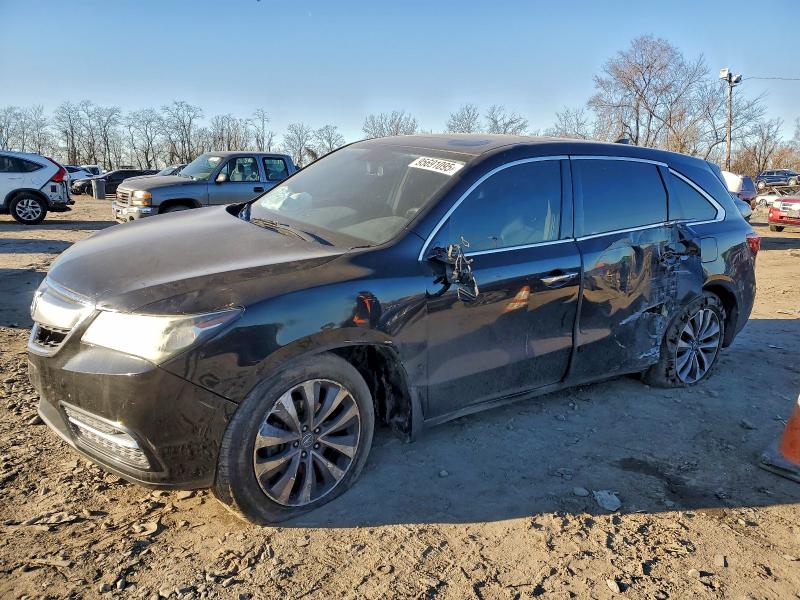 ACURA MDX TECHNO 2014 with VIN 5FRYD3H44EB015902 - Photo from auction