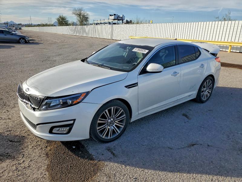 KIA OPTIMA LX 2014 with VIN 5XXGM4A75EG346637 - Photo from auction