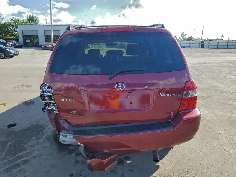 Photo 6 from auction – 2006 TOYOTA HIGHLANDER with VIN JTEDP21A060119266