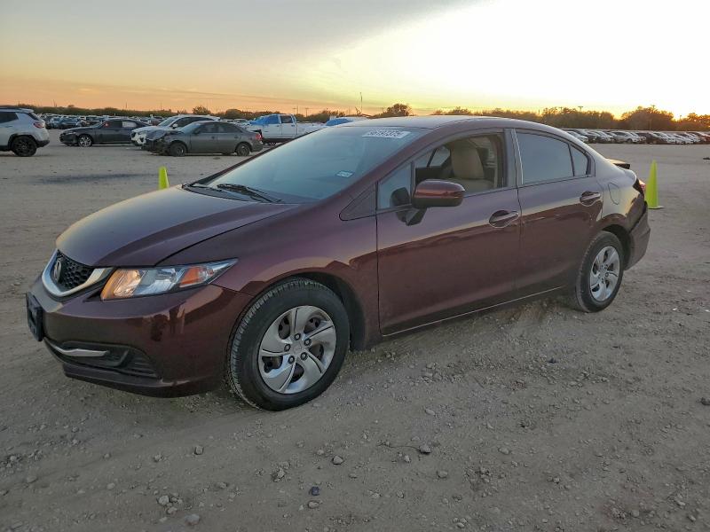 Photo 1 from auction – 2015 HONDA CIVIC LX with VIN 19XFB2F53FE001646