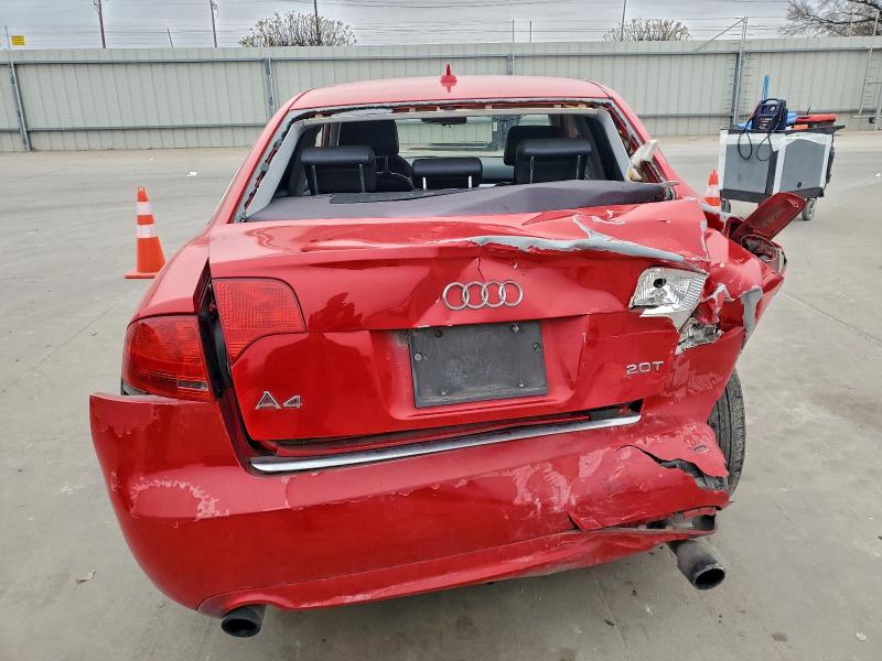 Photo 6 from auction – 2008 AUDI A4 2.0T with VIN WAUAF78E28A142557
