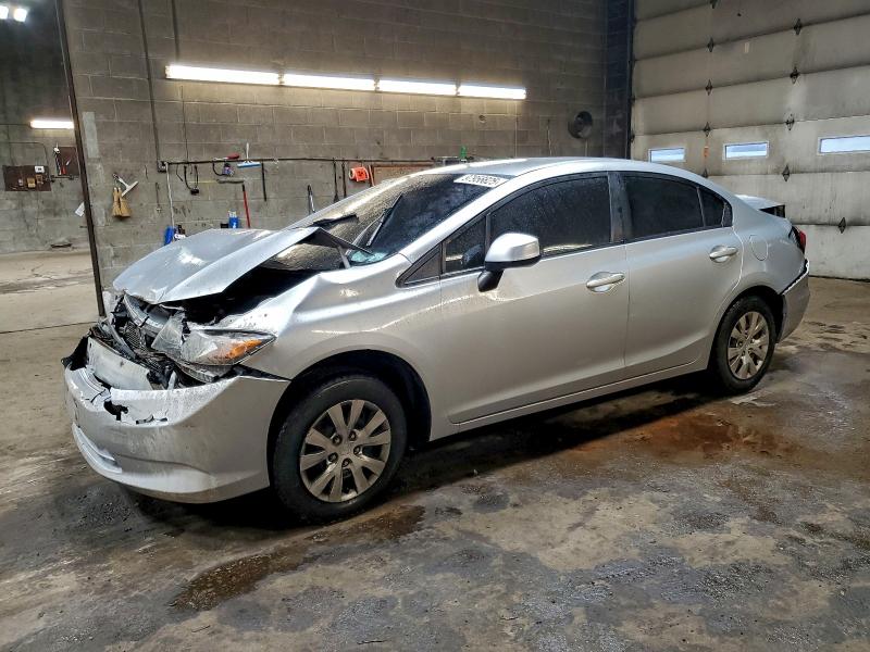 HONDA CIVIC LX 2012 with VIN 2HGFB2F53CH574600 - Photo from auction