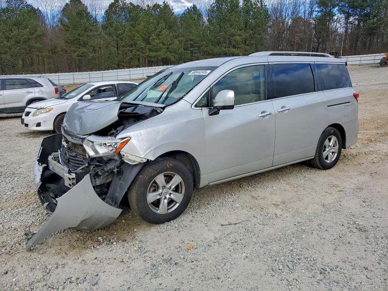 NISSAN QUEST S 2017 with VIN JN8AE2KP4H9167100 - Photo from auction