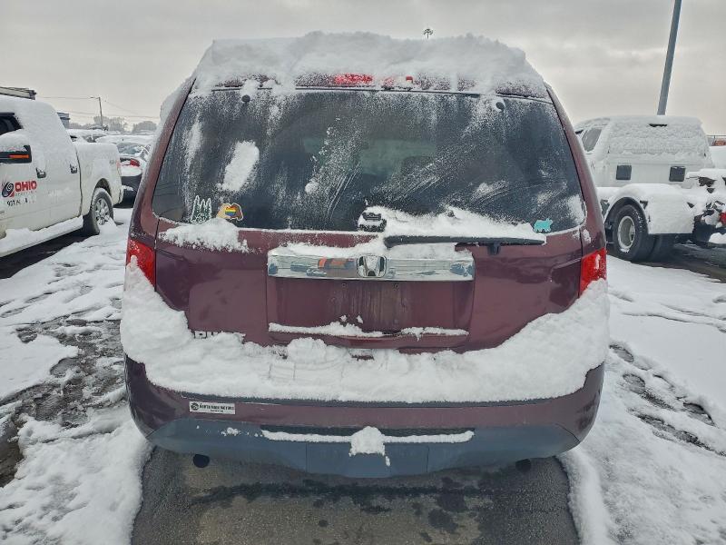 Photo 6 from auction – 2012 HONDA PILOT LX with VIN 5FNYF4H26CB031290
