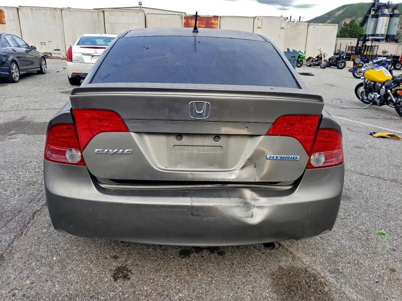 Photo 6 from auction – 2007 HONDA CIVIC HYBR with VIN JHMFA36267S018453