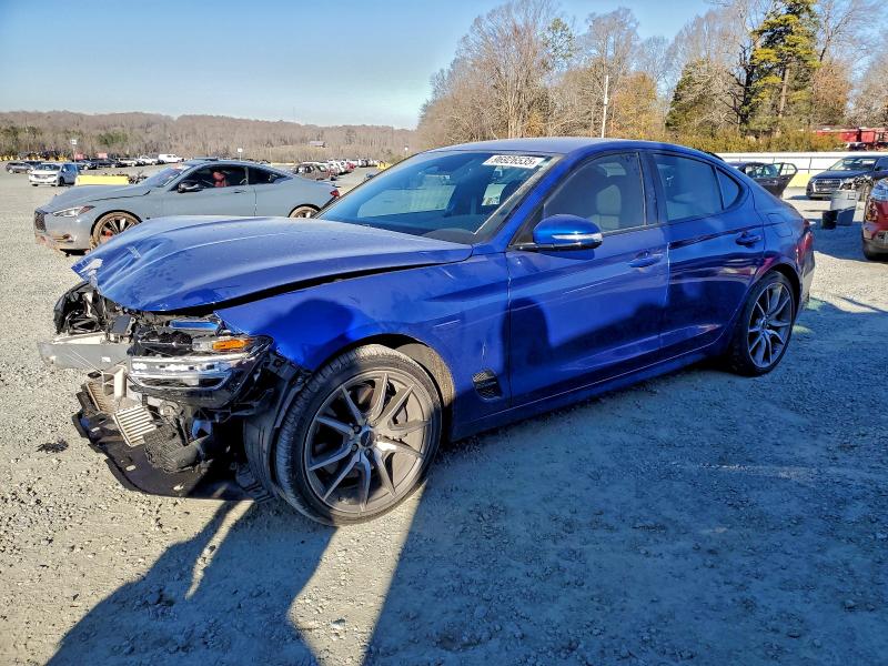 GENESIS G70 BASE 2022 with VIN KMTG54TE4NU100716 - Photo from auction