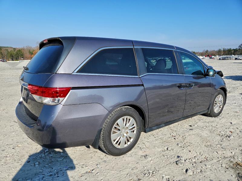 Photo 3 from auction – 2014 HONDA ODYSSEY LX with VIN 5FNRL5H22EB138228