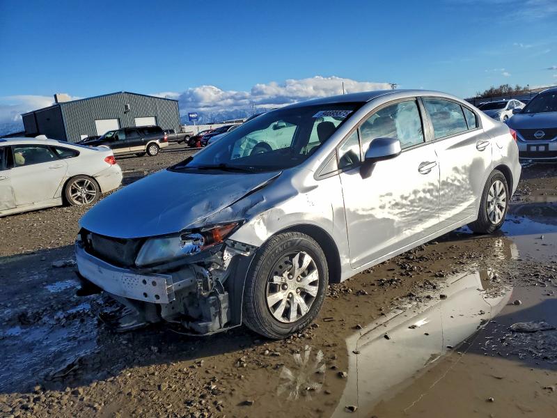 Photo 1 from auction – 2012 HONDA CIVIC LX with VIN 2HGFB2F5XCH335559