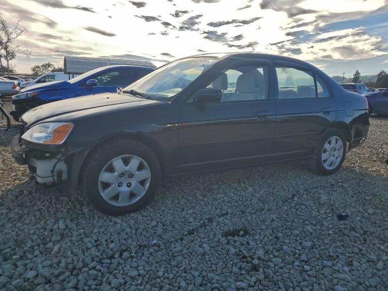 HONDA CIVIC EX 2001 with VIN 2HGES26711H531058 - Photo from auction