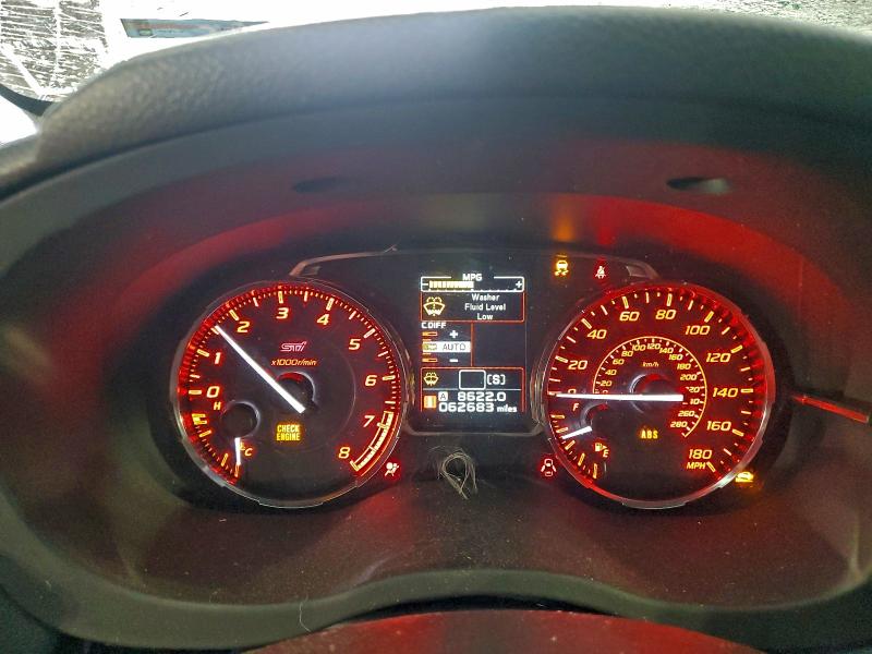 Photo 9 from auction – 2016 SUBARU WRX STI with VIN JF1VA2M62G9812117