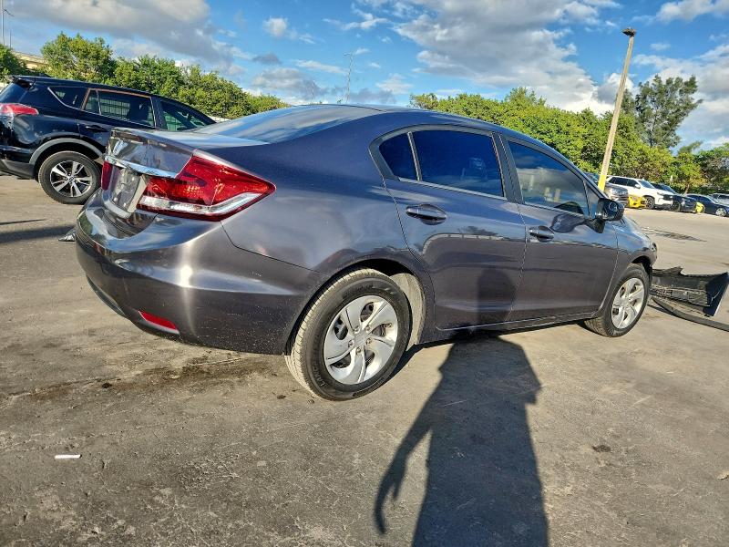 Photo 3 from auction – 2014 HONDA CIVIC LX with VIN 19XFB2F58EE243394