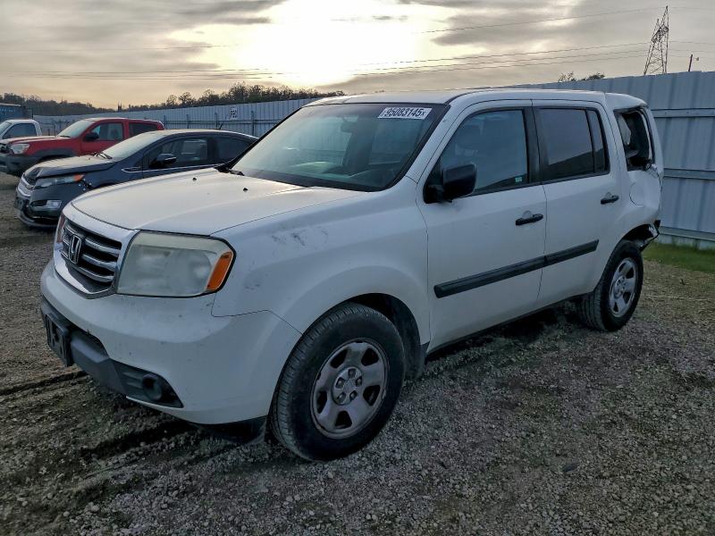 Photo 1 from auction – 2013 HONDA PILOT LX with VIN 5FNYF3H26DB039207
