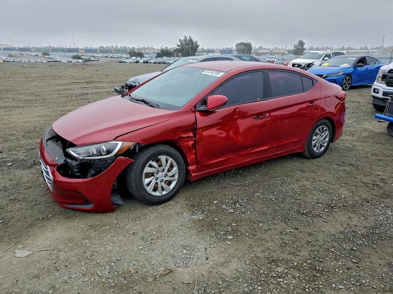 HYUNDAI ELANTRA 2017 with VIN KMHD74LF2HU119348 - Photo from auction
