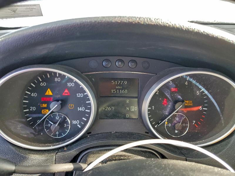 Photo 9 from auction – 2007 MERCEDES-BENZ ML 350 with VIN 4JGBB86E07A256580