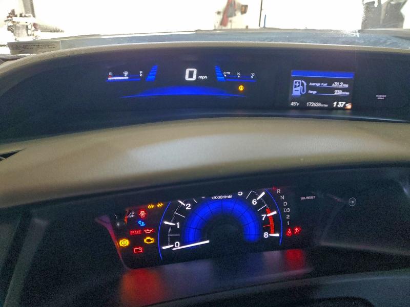 Photo 9 from auction – 2013 HONDA CIVIC LX with VIN 2HGFB2F51DH508001