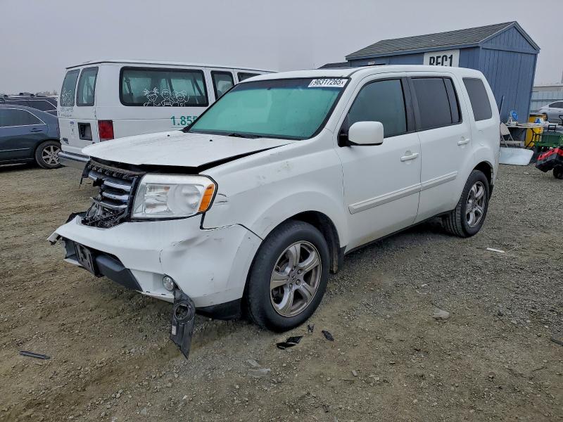 HONDA PILOT EXL 2013 with VIN 5FNYF4H51DB013257 - Photo from auction