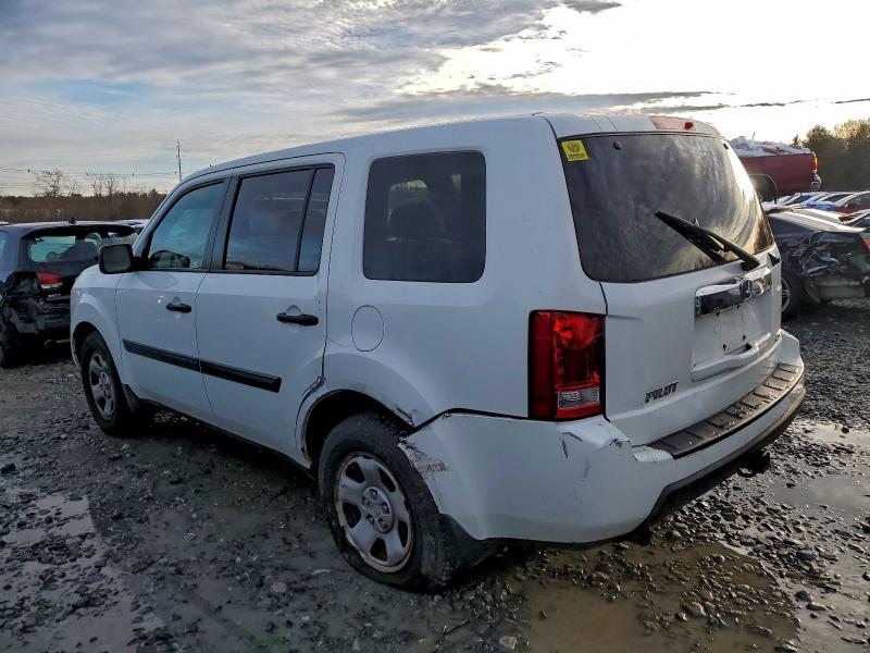 Photo 2 from auction – 2010 HONDA PILOT LX with VIN 5FNYF4H28AB018490