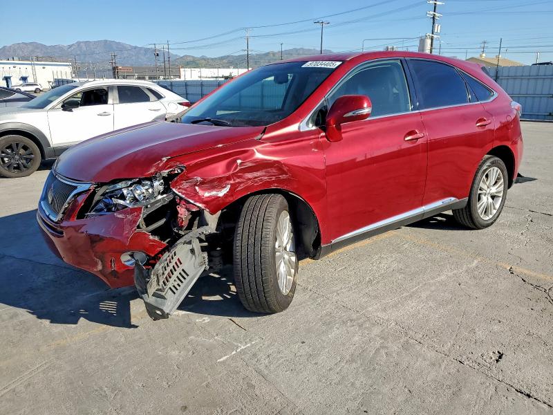 LEXUS RX 450H 2012 with VIN JTJZB1BAXC2407570 - Photo from auction