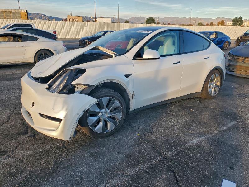 TESLA MODEL Y 2021 with VIN 5YJYGAEE4MF157451 - Photo from auction