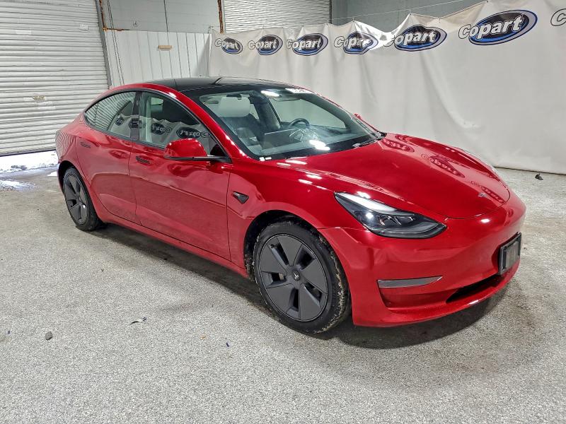 Photo 4 from auction – 2022 TESLA MODEL 3 with VIN 5YJ3E1EA7NF369405