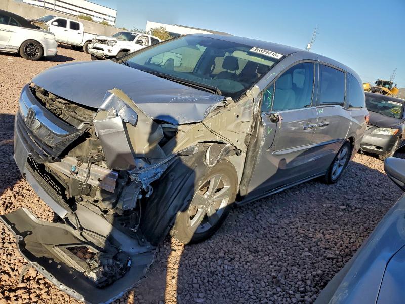 HONDA ODYSSEY EX 2018 with VIN 5FNRL6H73JB018787 - Photo from auction