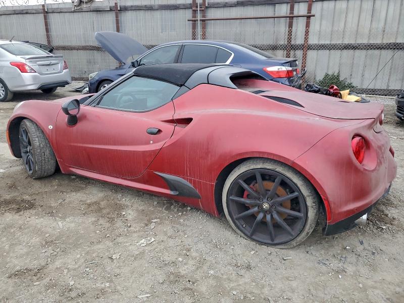 Photo 2 from auction – 2015 ALFA ROMEO 4C SPIDER with VIN ZARBAAB43FM169450