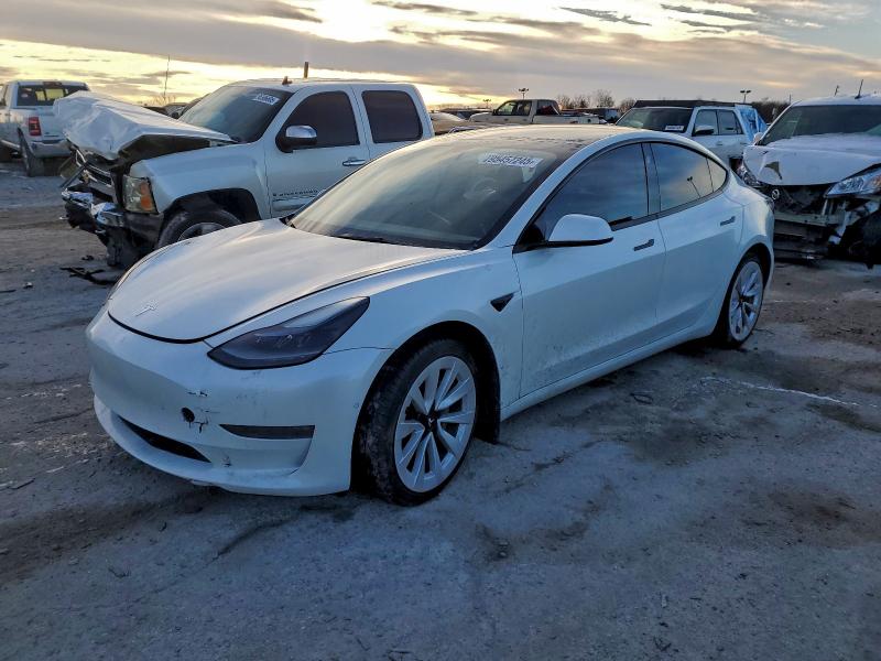 TESLA MODEL 3 2022 with VIN 5YJ3E1EB9NF111721 - Photo from auction