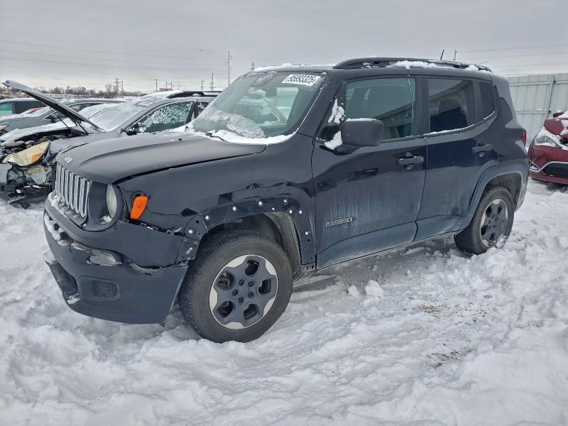 Photo 1 from auction – 2018 JEEP RENEGADE S with VIN ZACCJBAB3JPH33323