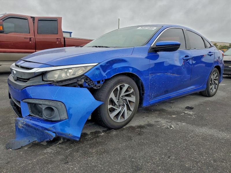 HONDA CIVIC EX 2017 with VIN 19XFC2F81HE054758 - Photo from auction