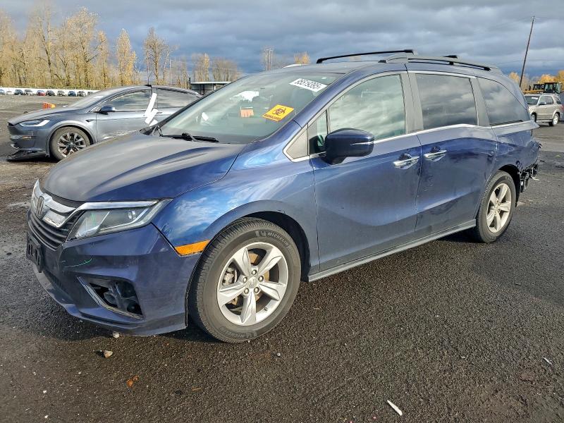 HONDA ODYSSEY EX 2018 with VIN 5FNRL6H78JB004397 - Photo from auction
