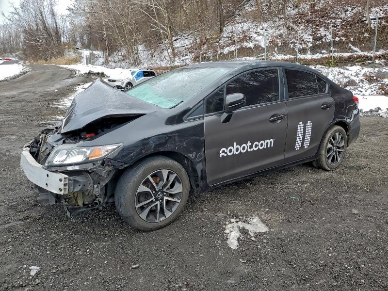 HONDA CIVIC EX 2014 with VIN 2HGFB2F86EH542415 - Photo from auction