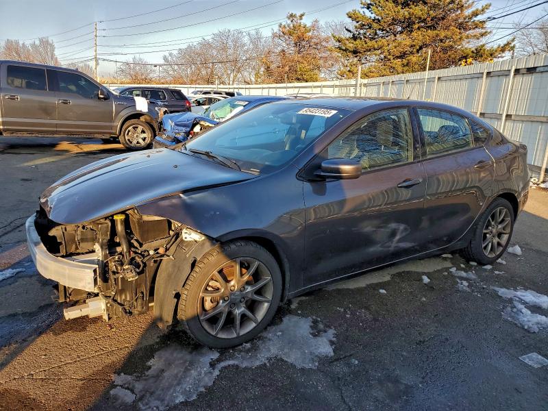 DODGE DART SXT 2015 with VIN 1C3CDFBBXFD237815 - Photo from auction