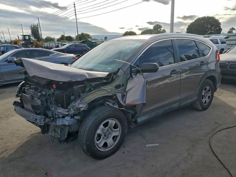 HONDA CR-V LX 2015 with VIN 3CZRM3H36FG705119 - Photo from auction