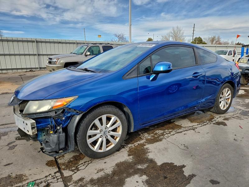 HONDA CIVIC EX 2012 with VIN 2HGFG3B86CH500739 - Photo from auction