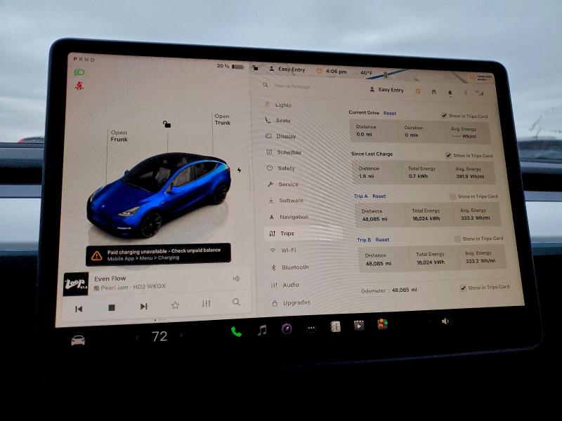 Photo 9 from auction – 2023 TESLA MODEL Y with VIN 7SAYGDEE4PF807419