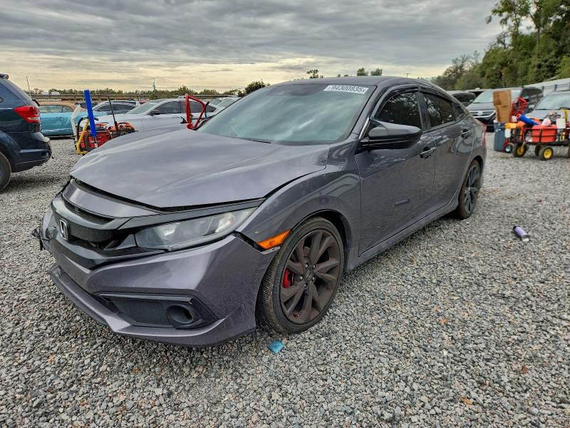 HONDA CIVIC 2019 مع رقم تعريف المركبة 2HGFC2F83KH572920 - صورة من المزاد