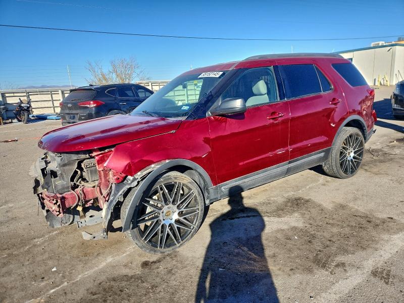 FORD EXPLORER X 2018 with VIN 1FM5K7D88JGC54228 - Photo from auction