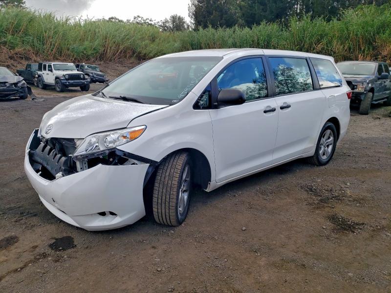 TOYOTA SIENNA 2017 with VIN 5TDZZ3DC3HS890098 - Photo from auction